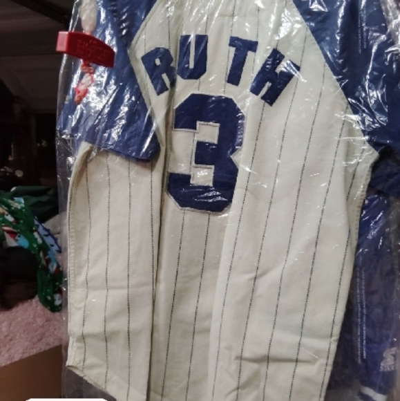 Ruth Pinstripe Baseball Jersey